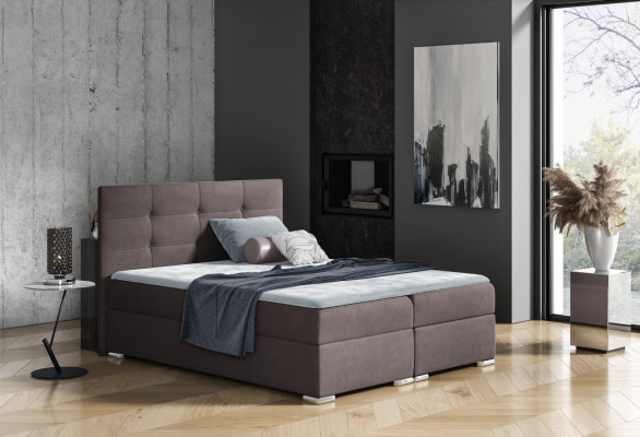 Bett Bettkasten Boxspringbett 160x200 Schlafzimmer Design Doppel Hotel Modern